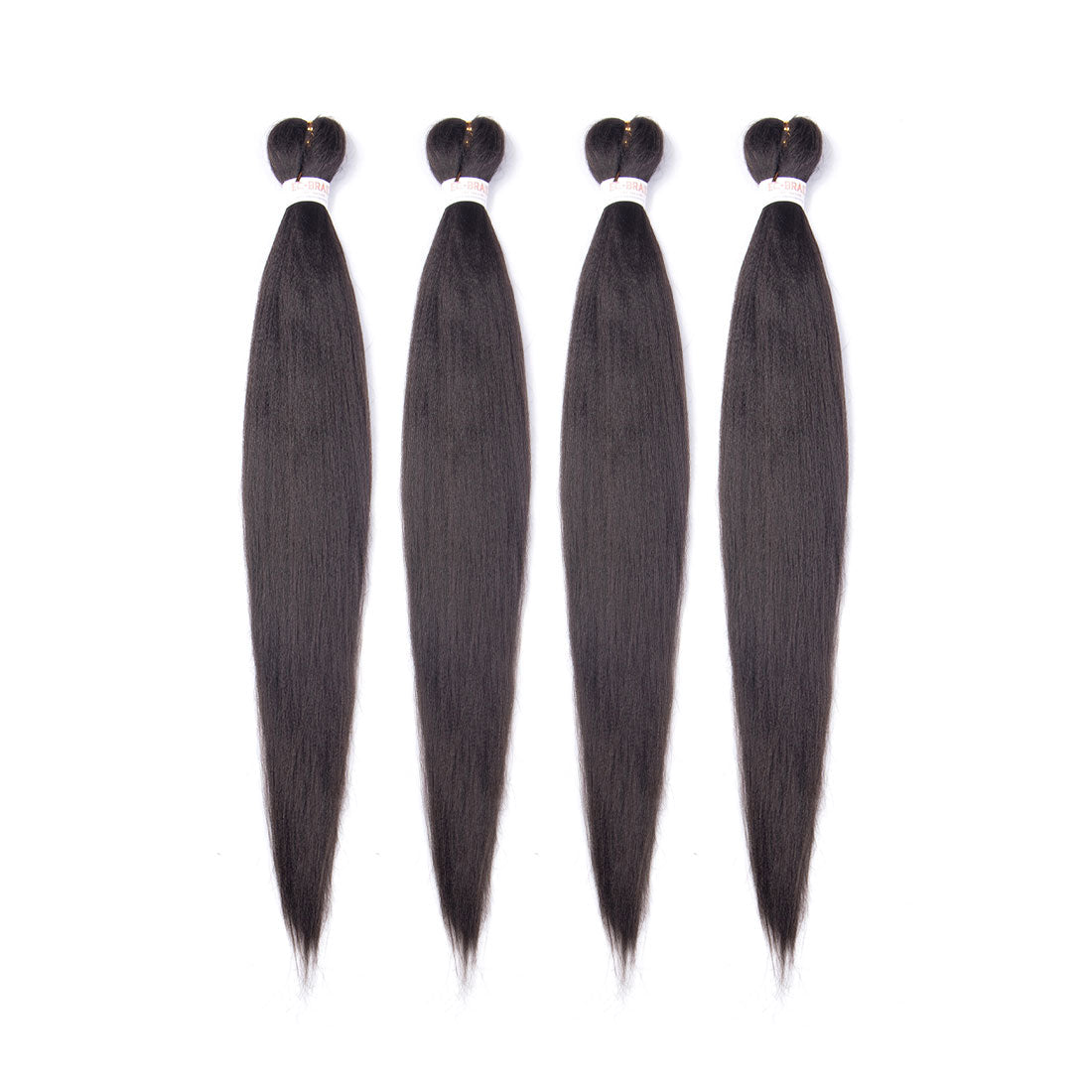 Pre-stretched EZ Braid Pre Stretched Braiding Hair 4# Yaki Synthetic Hair