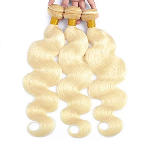613 Blonde Body Wave Bundle Virgin Human Hair(10A)