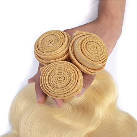 613 Blonde Body Wave Bundle Virgin Human Hair(10A)