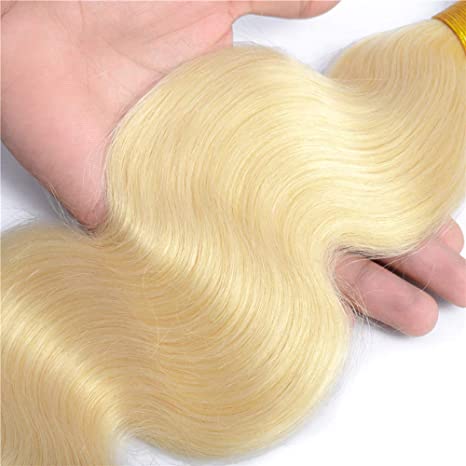 613 Blonde Body Wave Bundle Virgin Human Hair(10A)