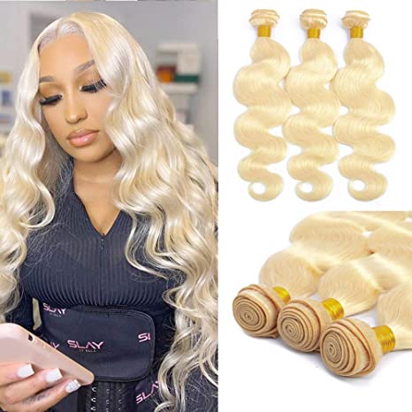 613 Blonde Body Wave Bundle Virgin Human Hair(10A)