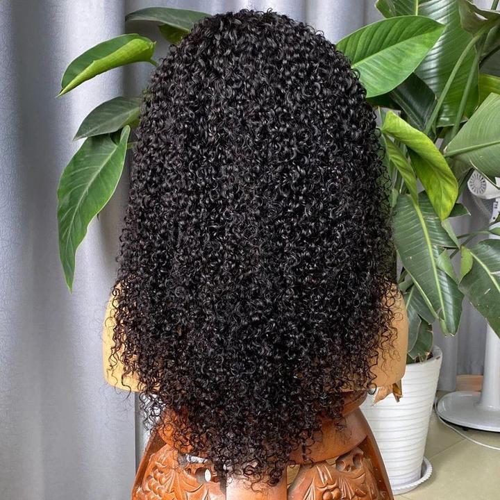 Riverwood Curly Headband Wigs Brazilian Glueless Human Hair Wigs Natural Color