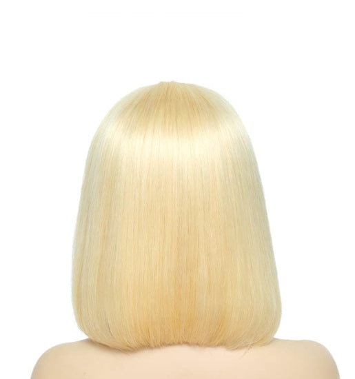 Straight #613 Blonde Bob Wigs 13x4 Lace Front Human Hair Wigs