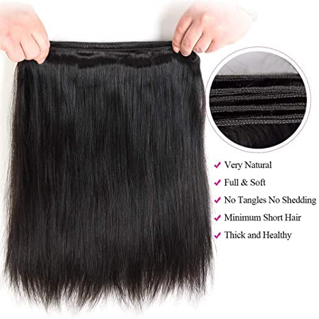 10A Straight Virgin Human Hair Bundle