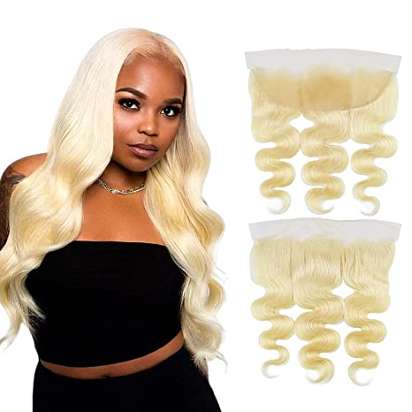 Riverwood #613 13*4 Bodywave Blonde Human Hair HD Lace Frontal Closure