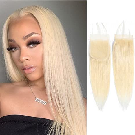 Riverwood #613 Straight blonde Lace Closure 4"x4"