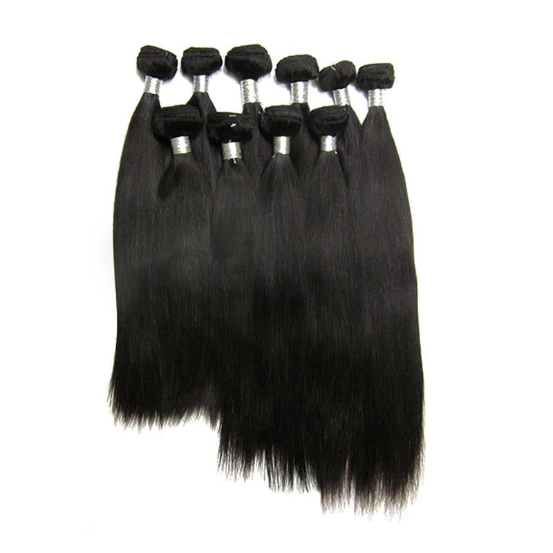10 Bundles Deal 8A Virgin Hair (Varied Length 12"-22")Straight/Body/Deep- Wholesale human hair bundles