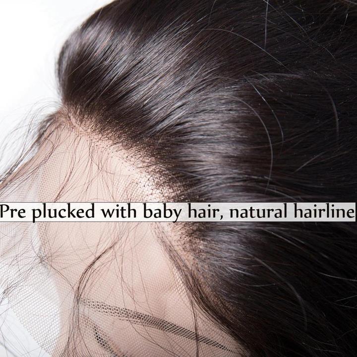 Riverwood Super HD Lace Body Wave Wigs 13x4 Front 180% Density Pre-Plucked Virgin Human Hair